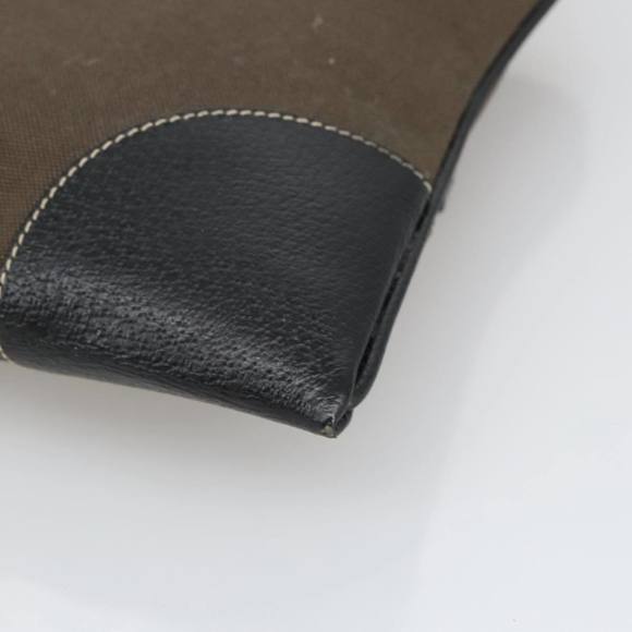 PRADA Hand Bag Canvas Khaki Auth 103935 - Picture 15 of 16